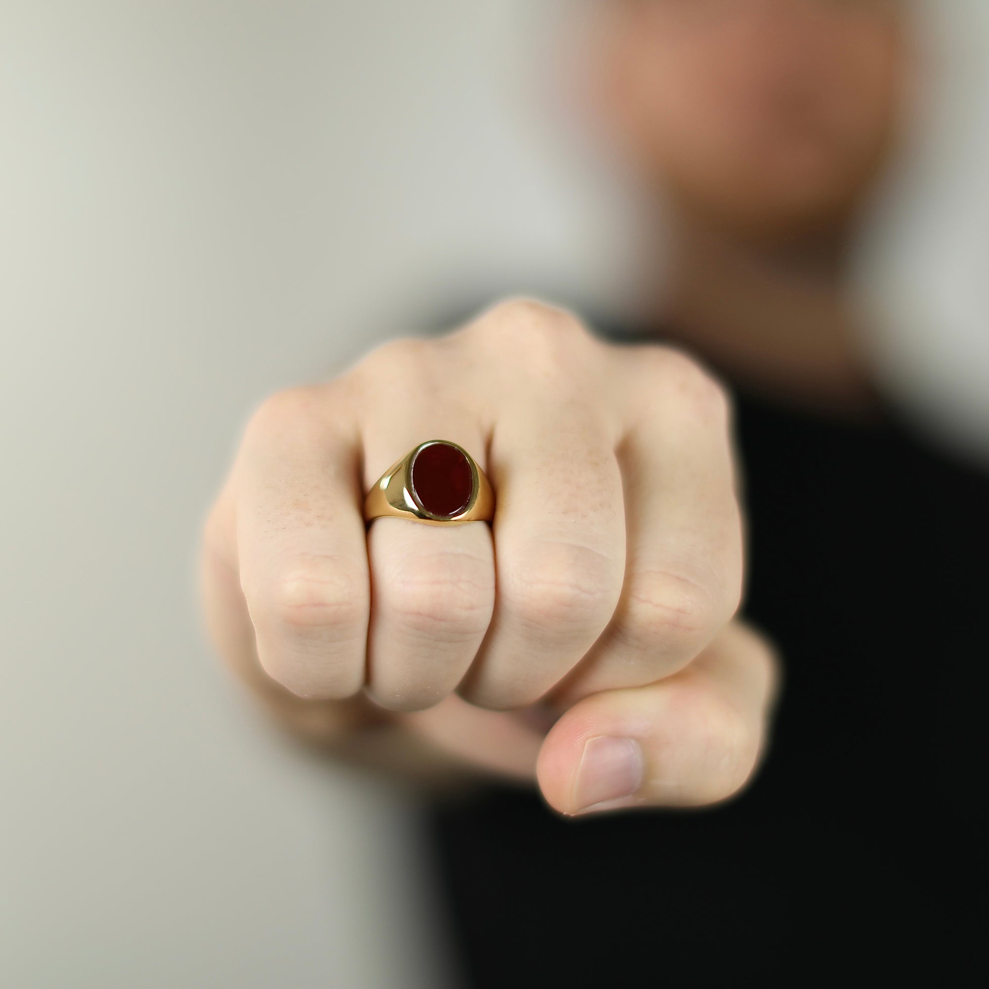 Stone Ring - Gold