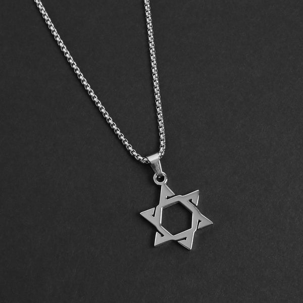 Star of David Necklace - Silver