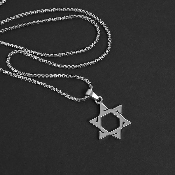 Star of David Necklace - Silver