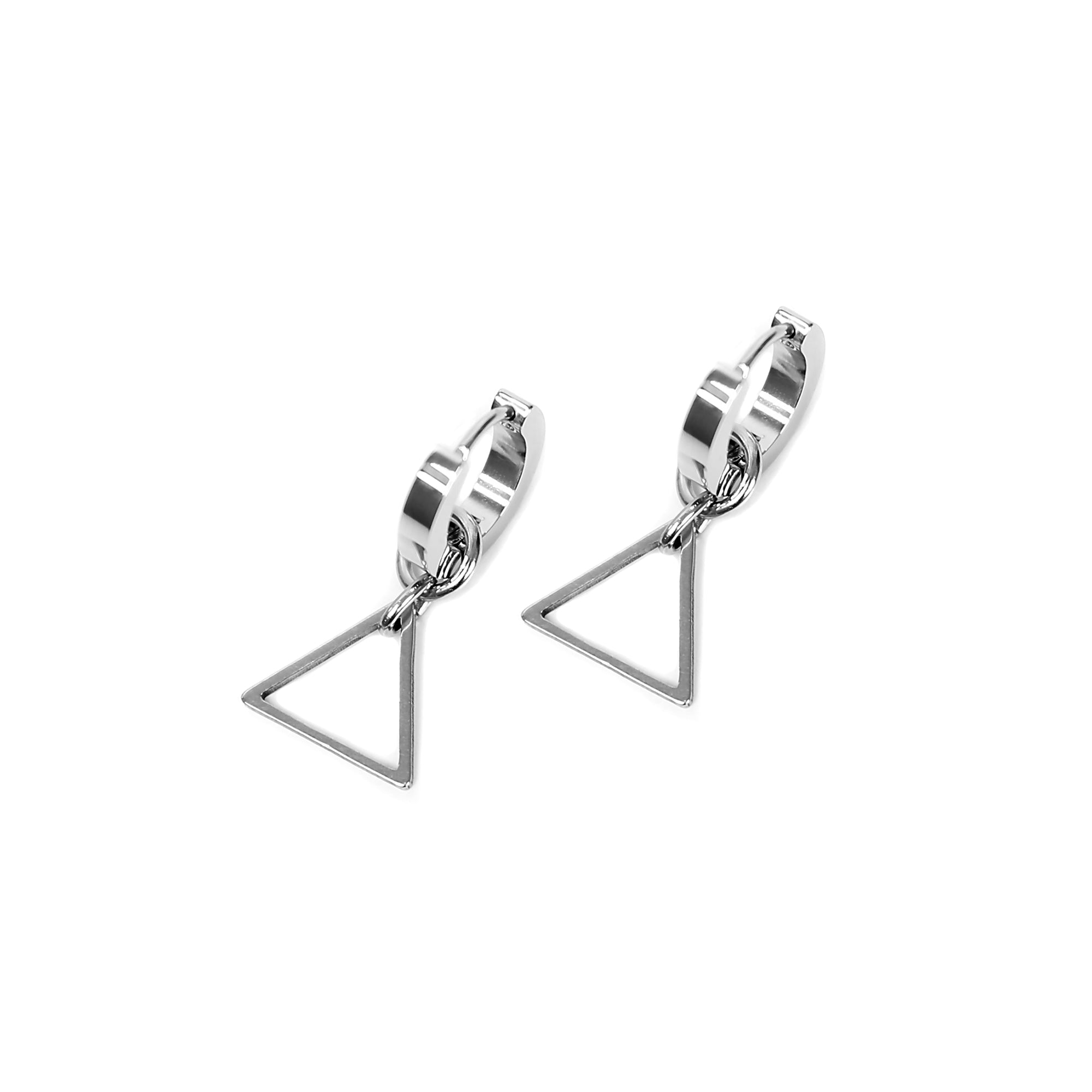 Triangle Earring - Silver