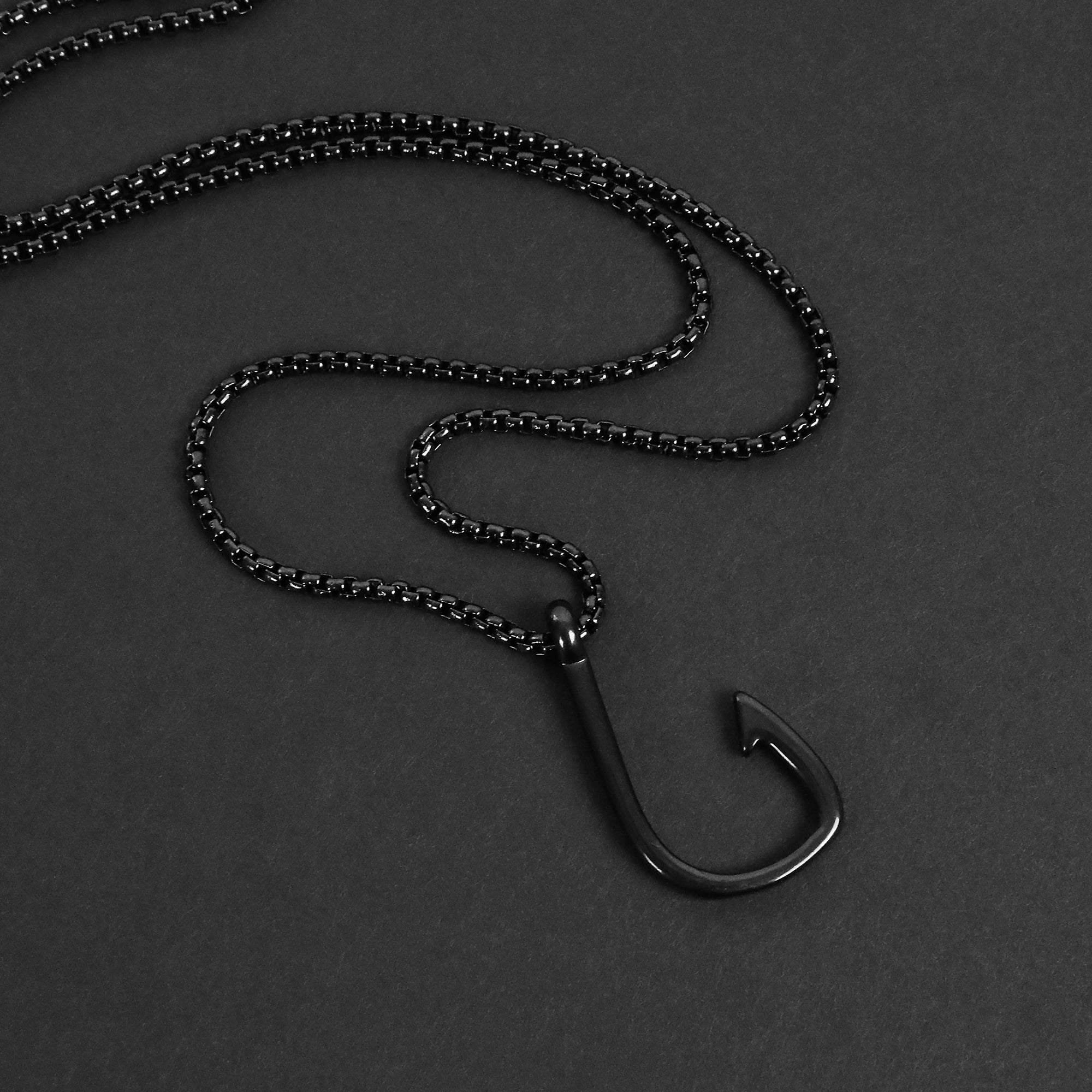 Hook Necklace - Black