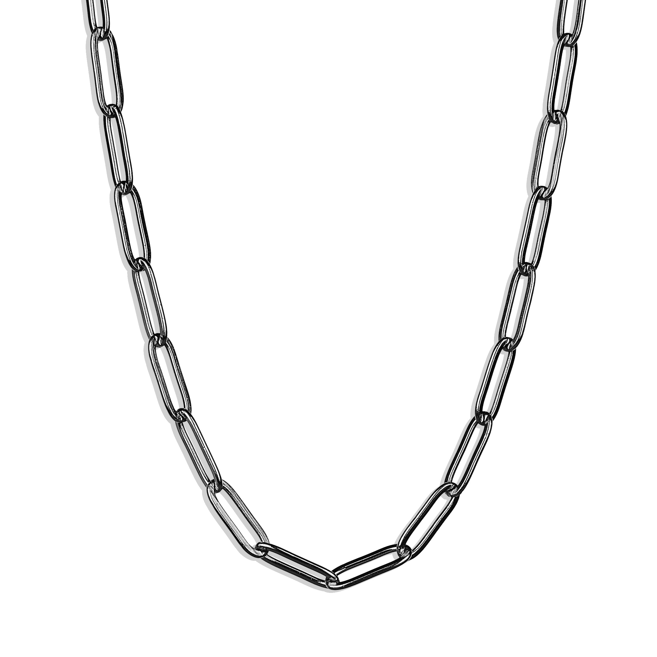 Drawn Cable Chain - Silver 4mm