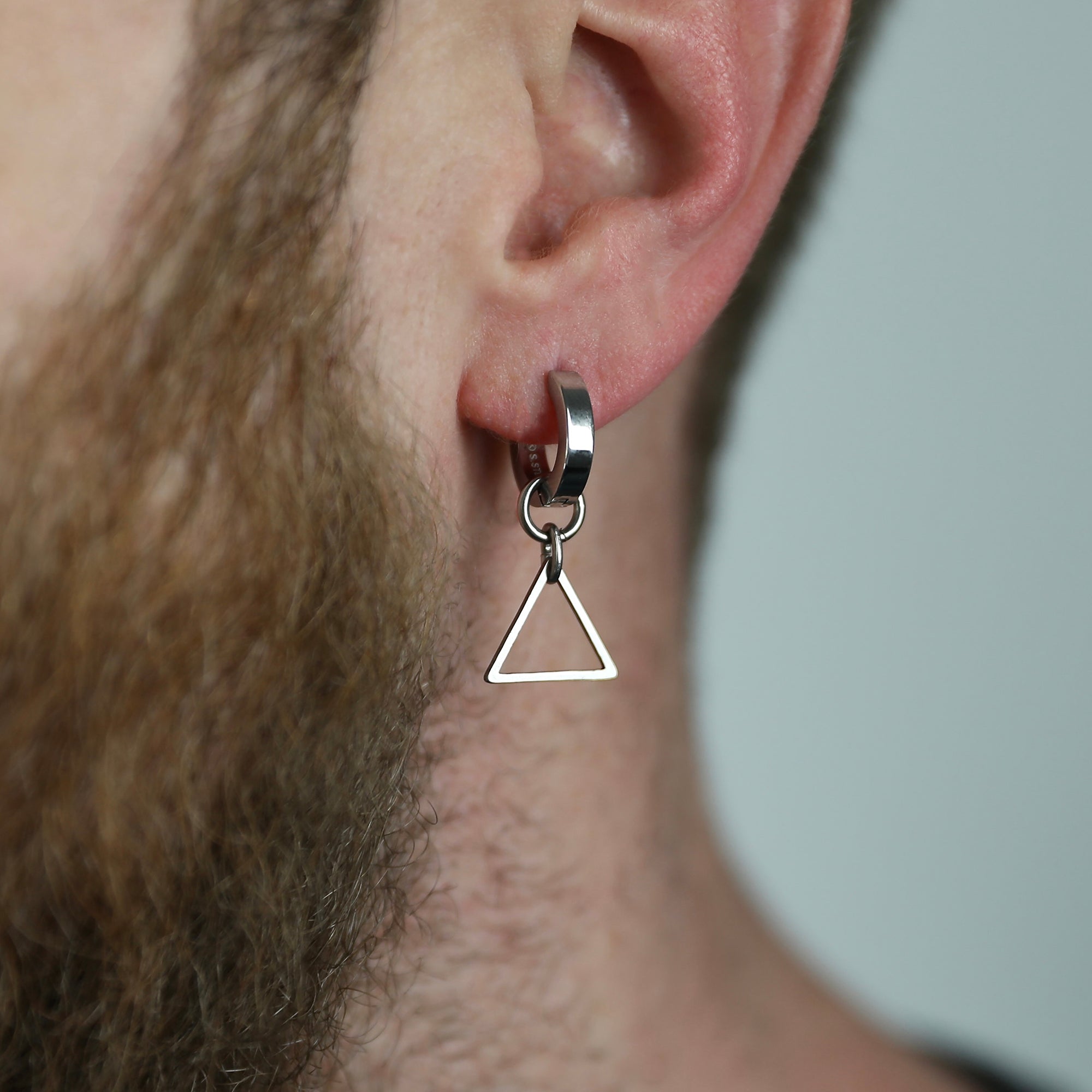 Triangle Earring - Silver