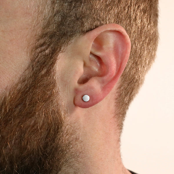 Stud Earring - 5mm Silver