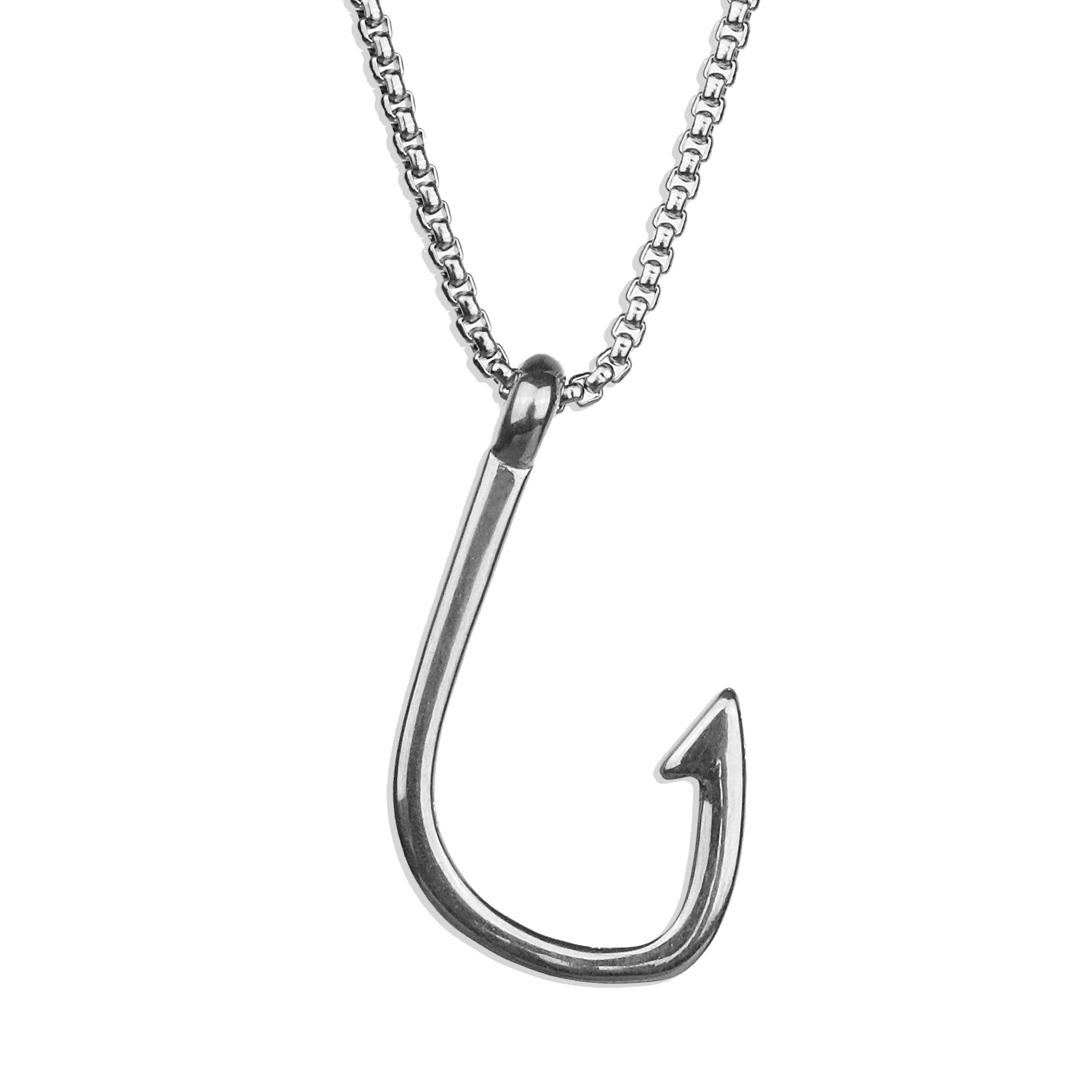 Hook Necklace - Silver
