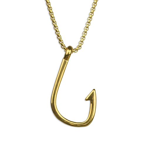 Hook Necklace - Gold