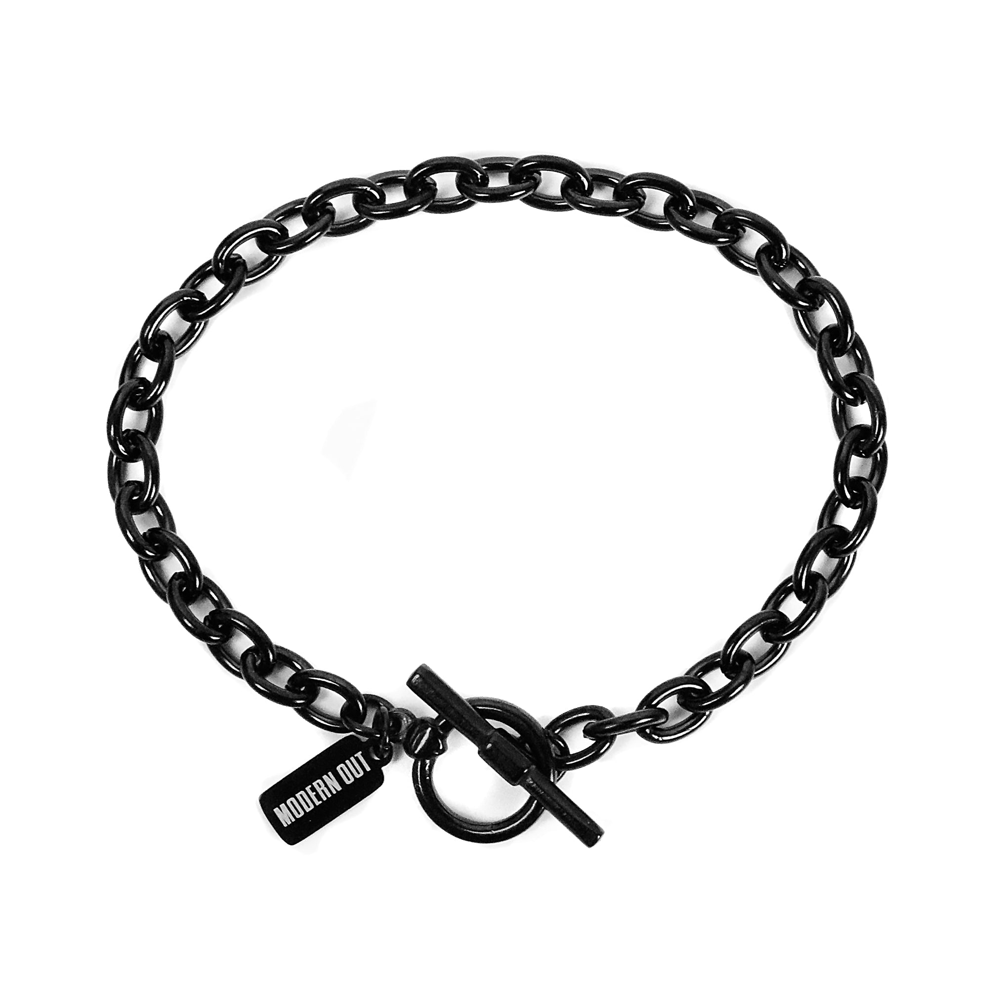 Toggle Cable Bracelet - Black 6mm