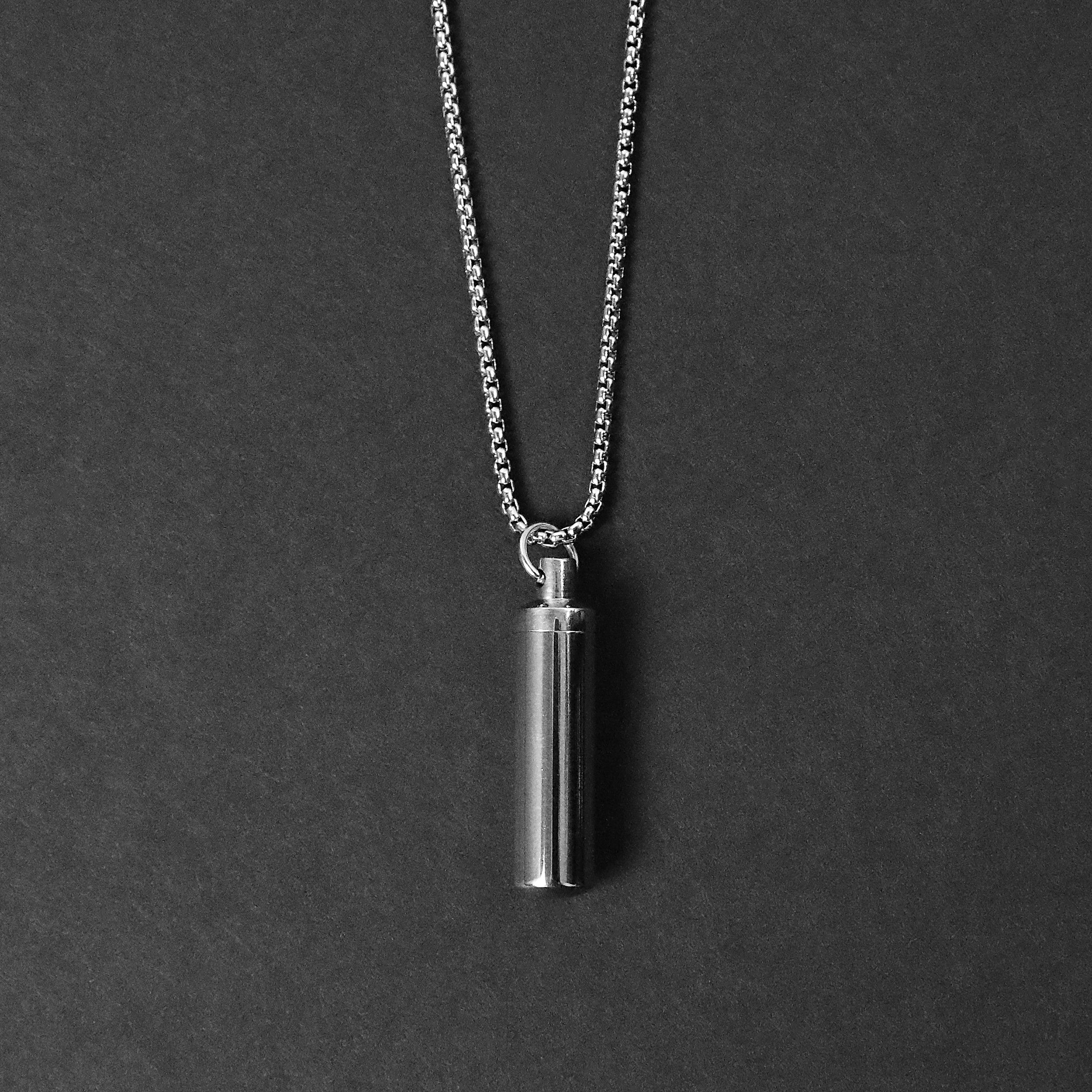 Capsule Necklace - Silver