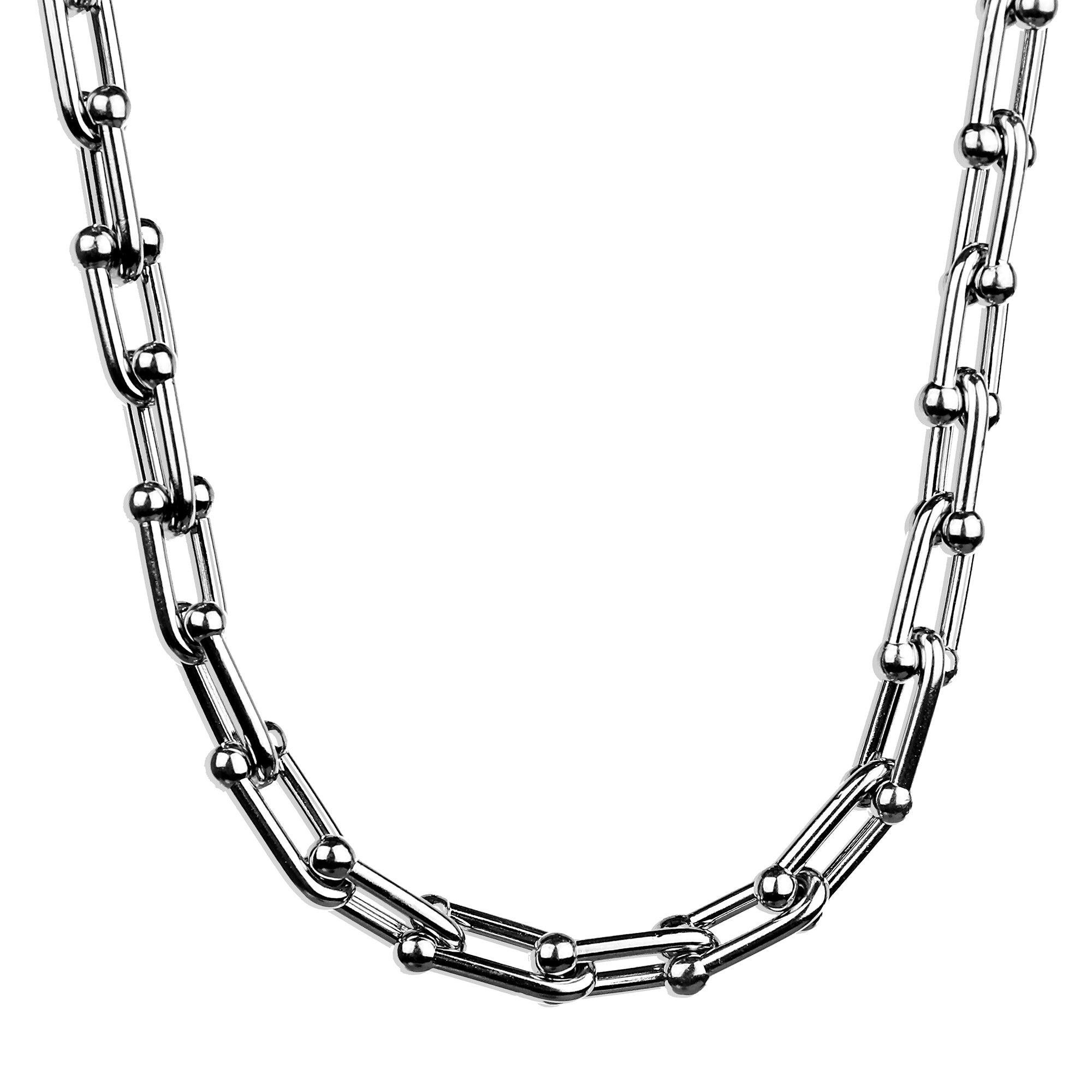 Connective Chain Necklace - Silver 7.5mm