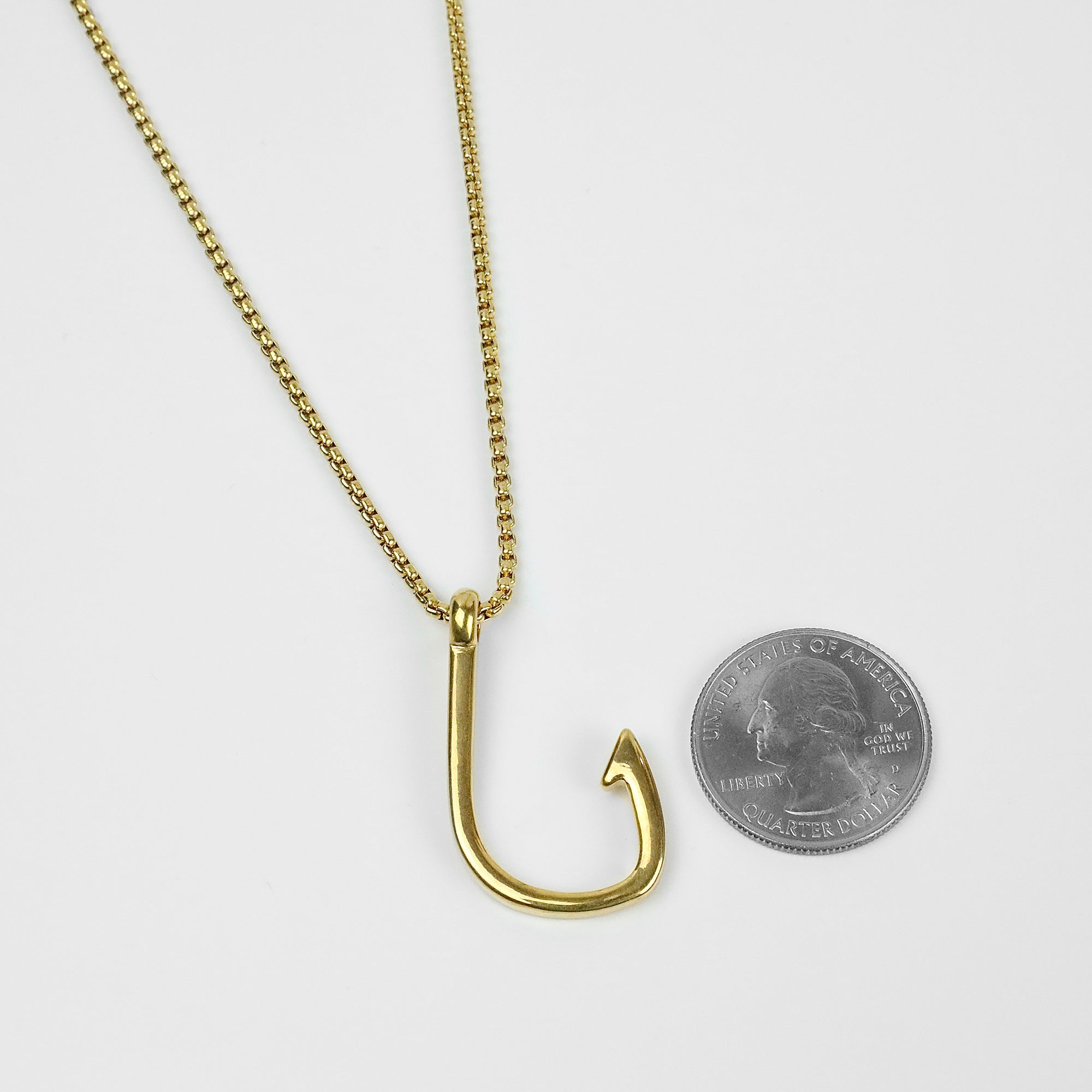 Hook Necklace - Gold