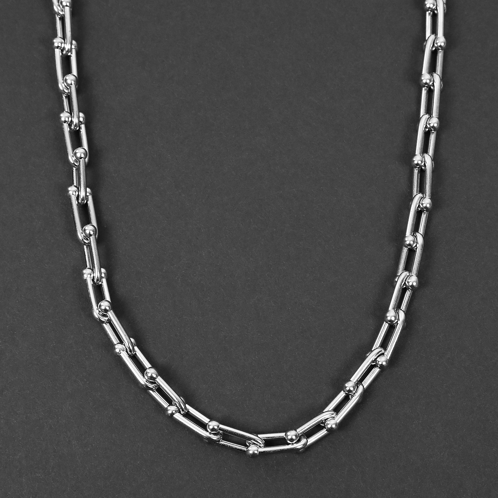 Connective Chain Necklace - Silver 7.5mm