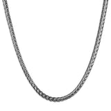Foxtail Chain Necklace - Silver 4mm