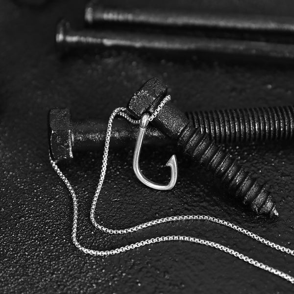 Hook Necklace - Silver