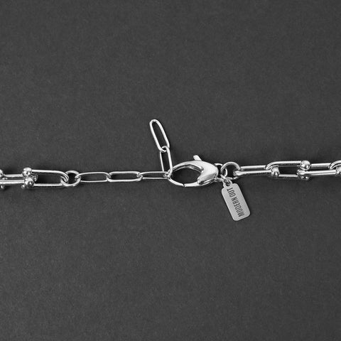 Connective Chain Necklace - Silver 7.5mm