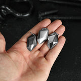 Wishing Stone Necklace - Aged Silver