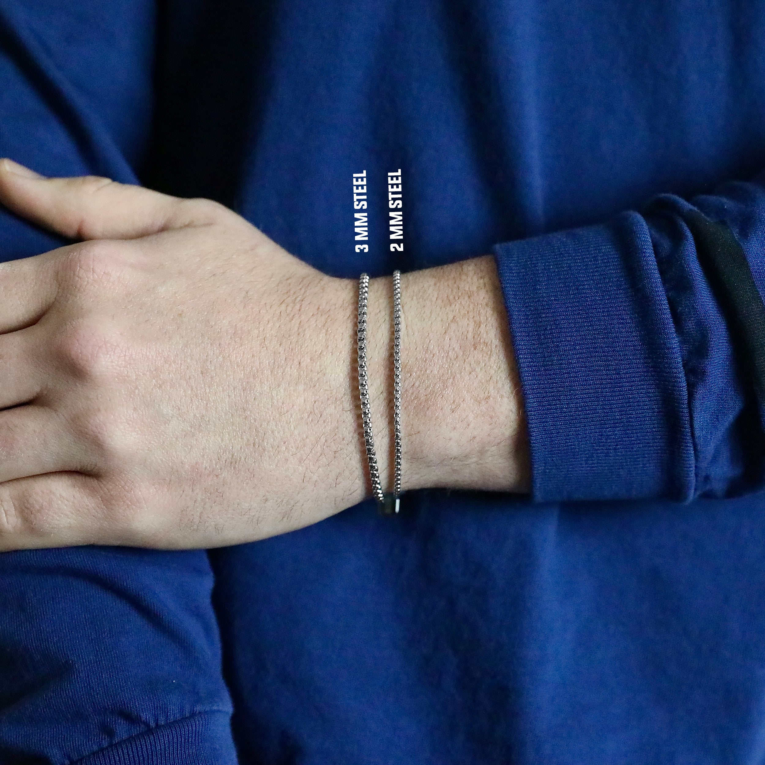 Minimal Box Chain Bracelet