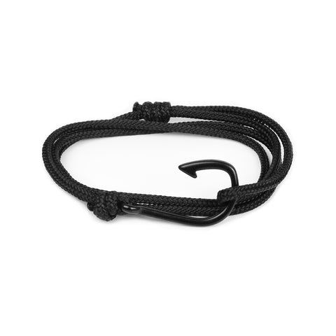 Hook Rope Bracelet - Black