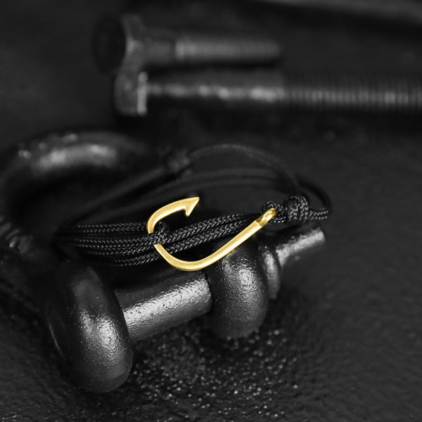 Hook Rope Bracelet - Gold