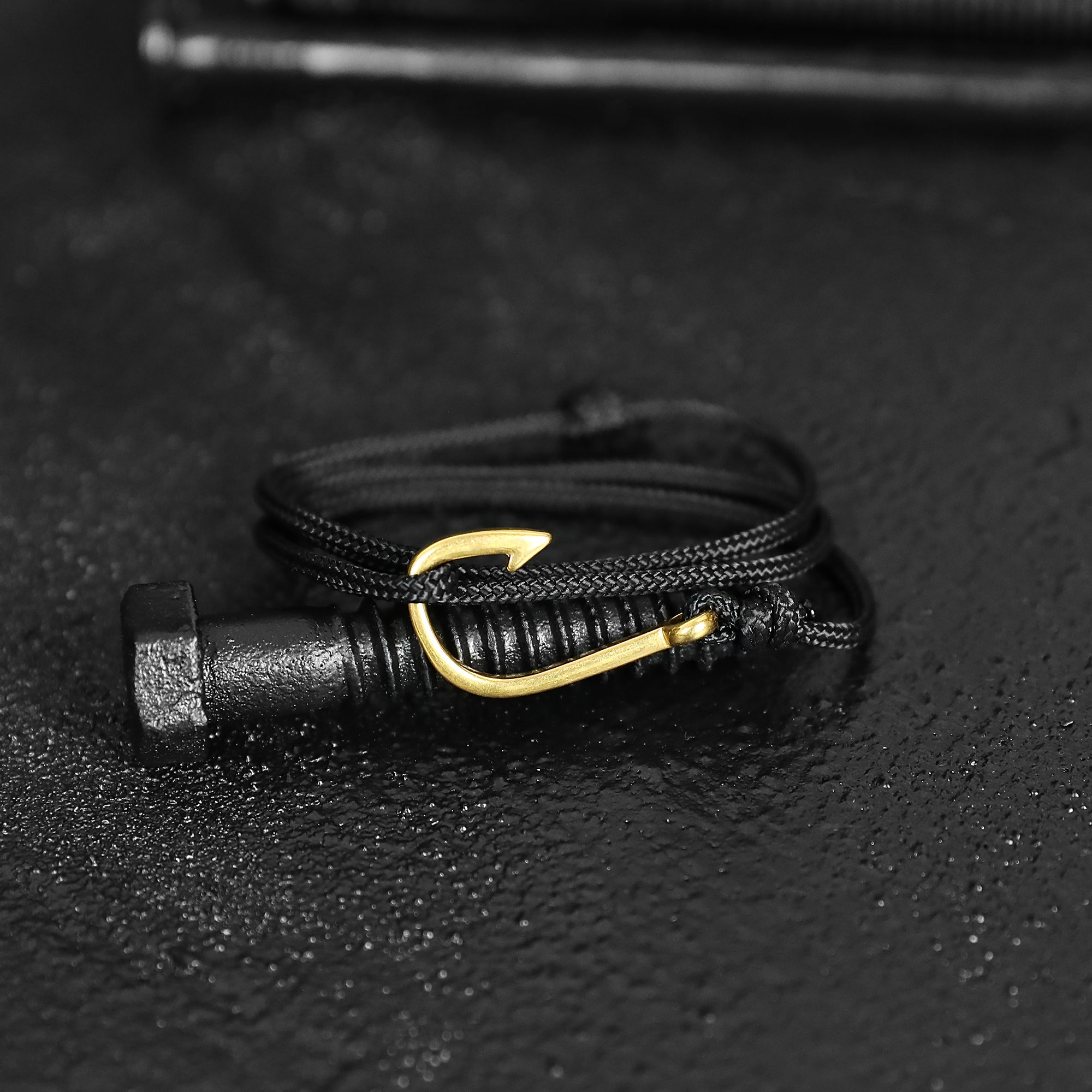 Hook Rope Bracelet - Gold