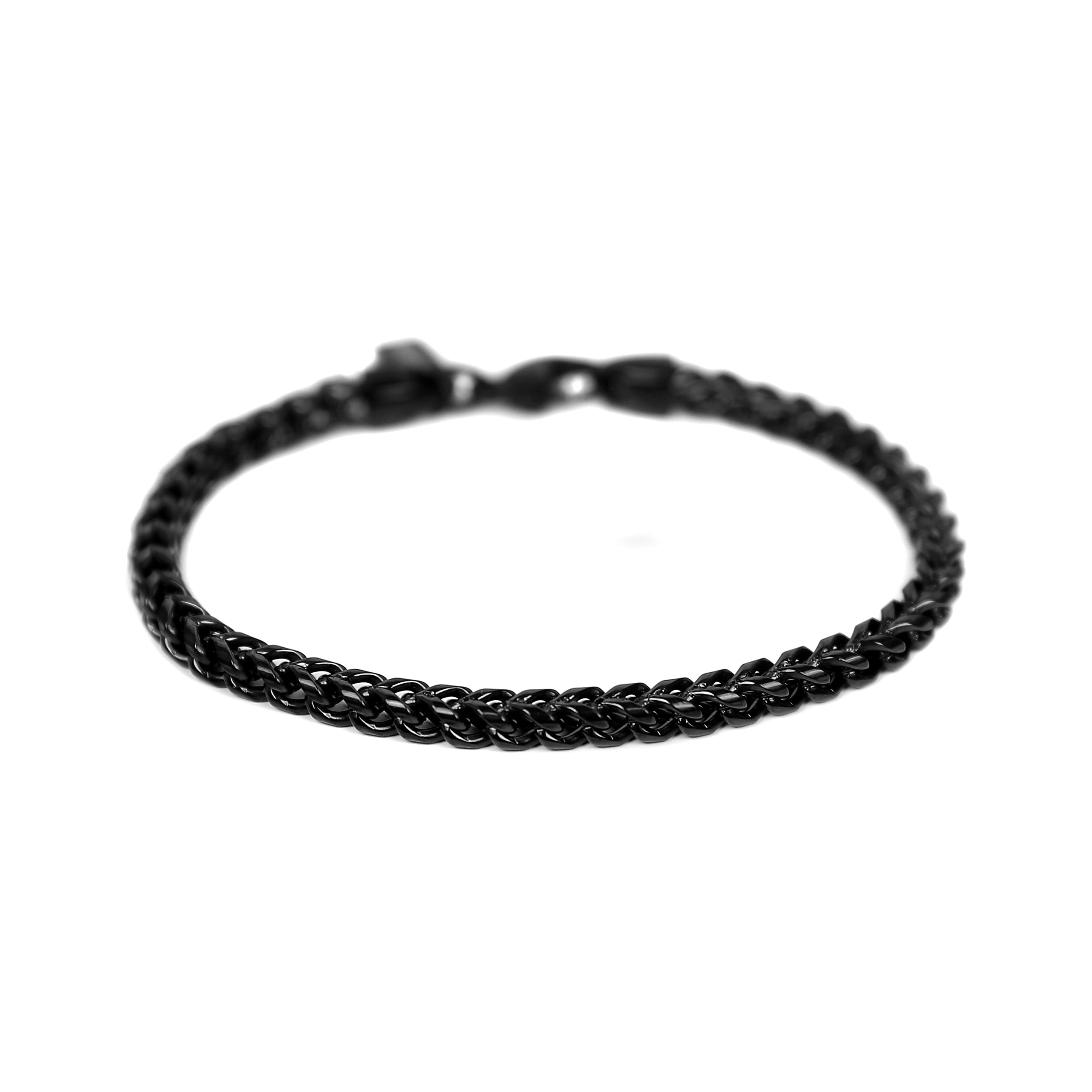 Franco Chain Bracelet - Black 5mm