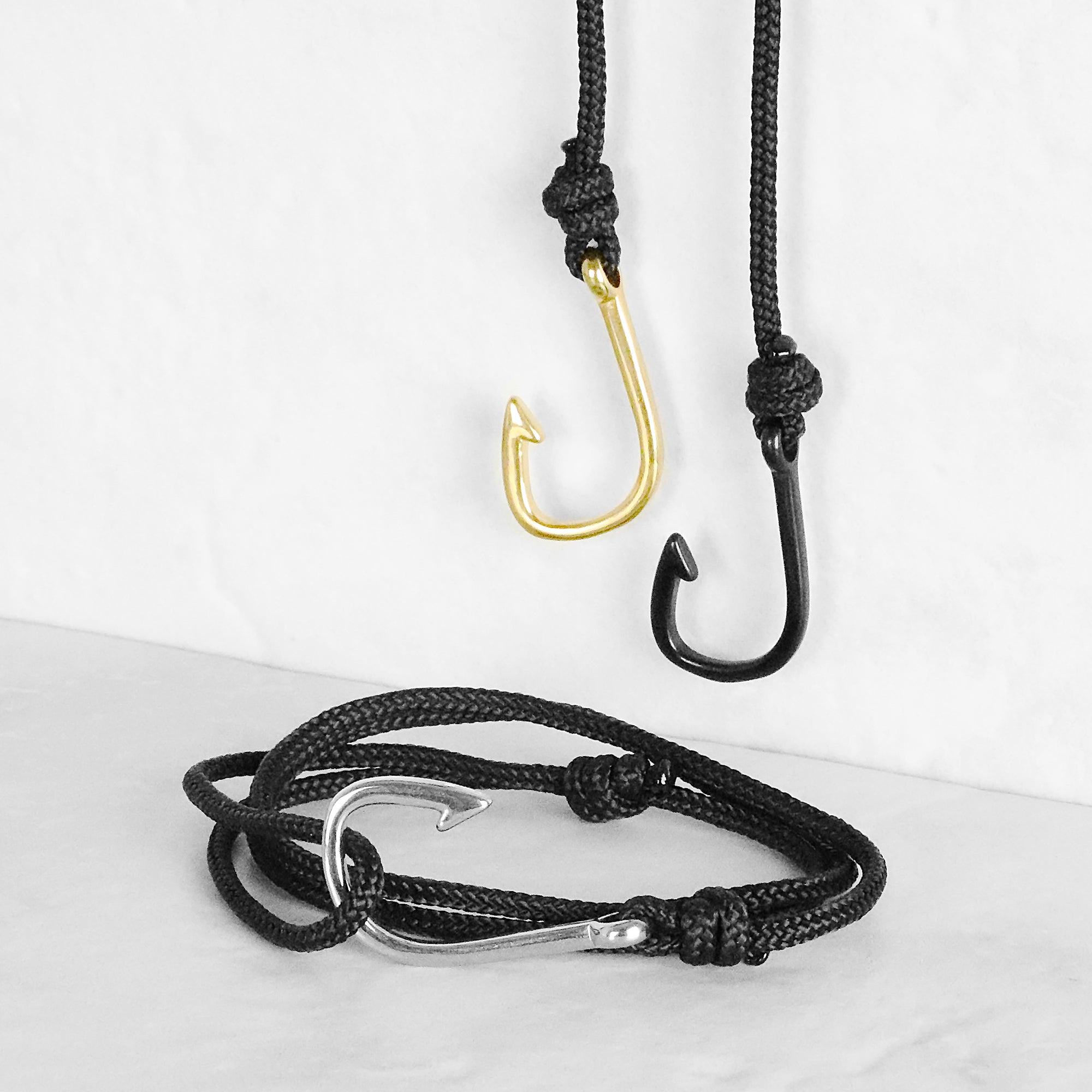 Hook Rope Bracelet - Black