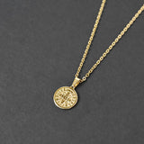St. Benedict Small Amulet Necklace - Gold