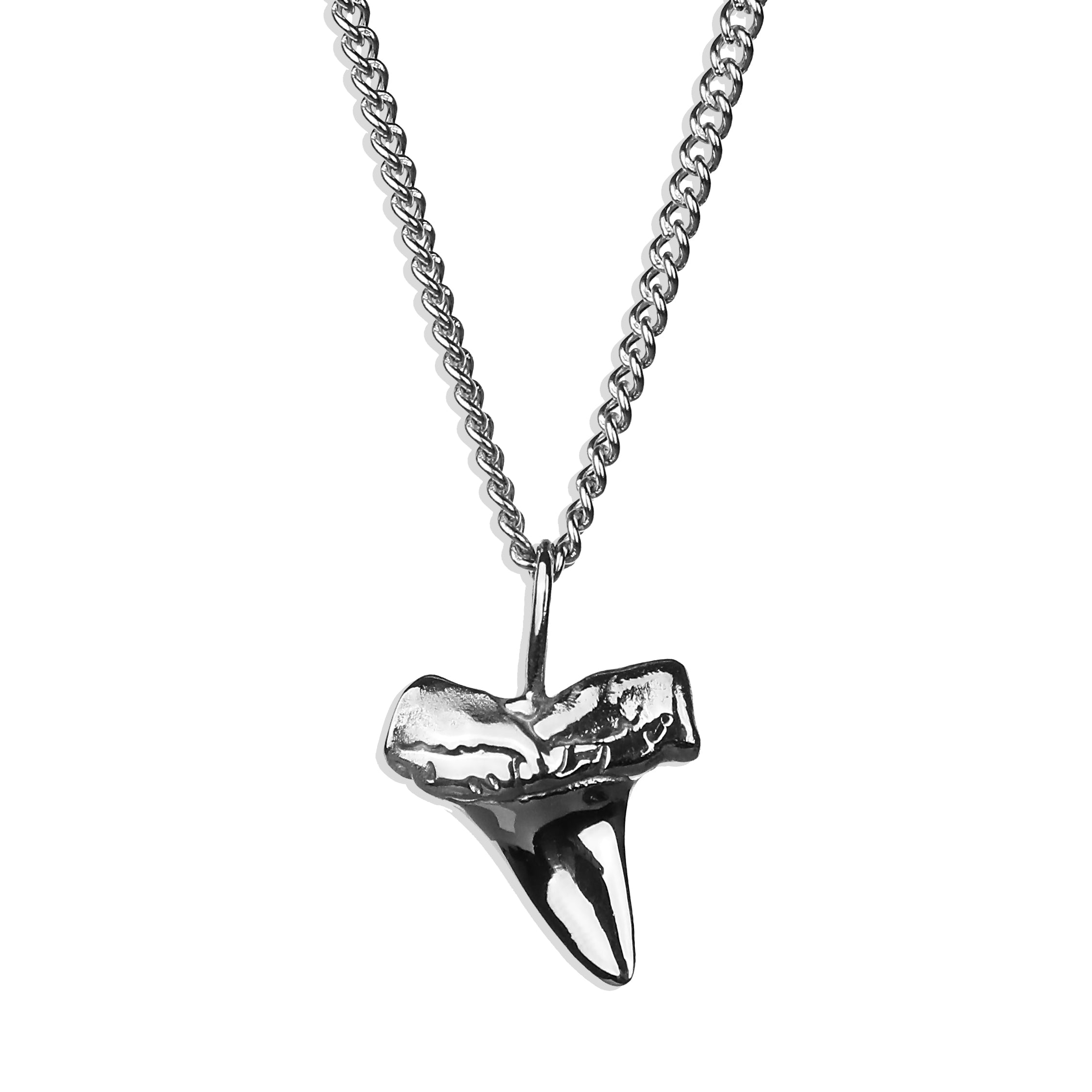 Jaws Necklace - Silver
