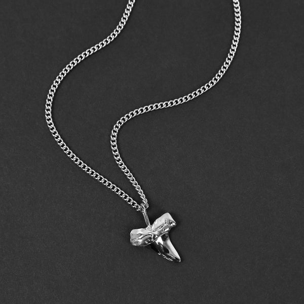 Jaws Necklace - Silver