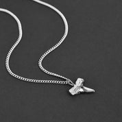 Jaws Necklace - Silver