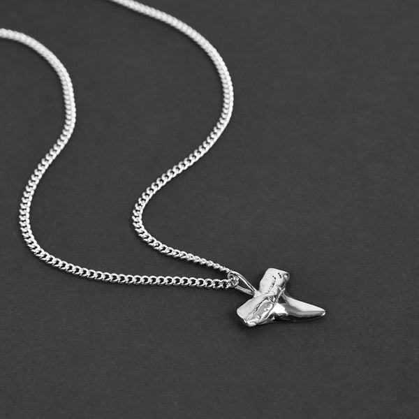 Jaws Necklace - Silver