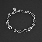 Oval Chain Bracelet - Silver 8mm