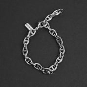 Oval Chain Bracelet - Silver 8mm