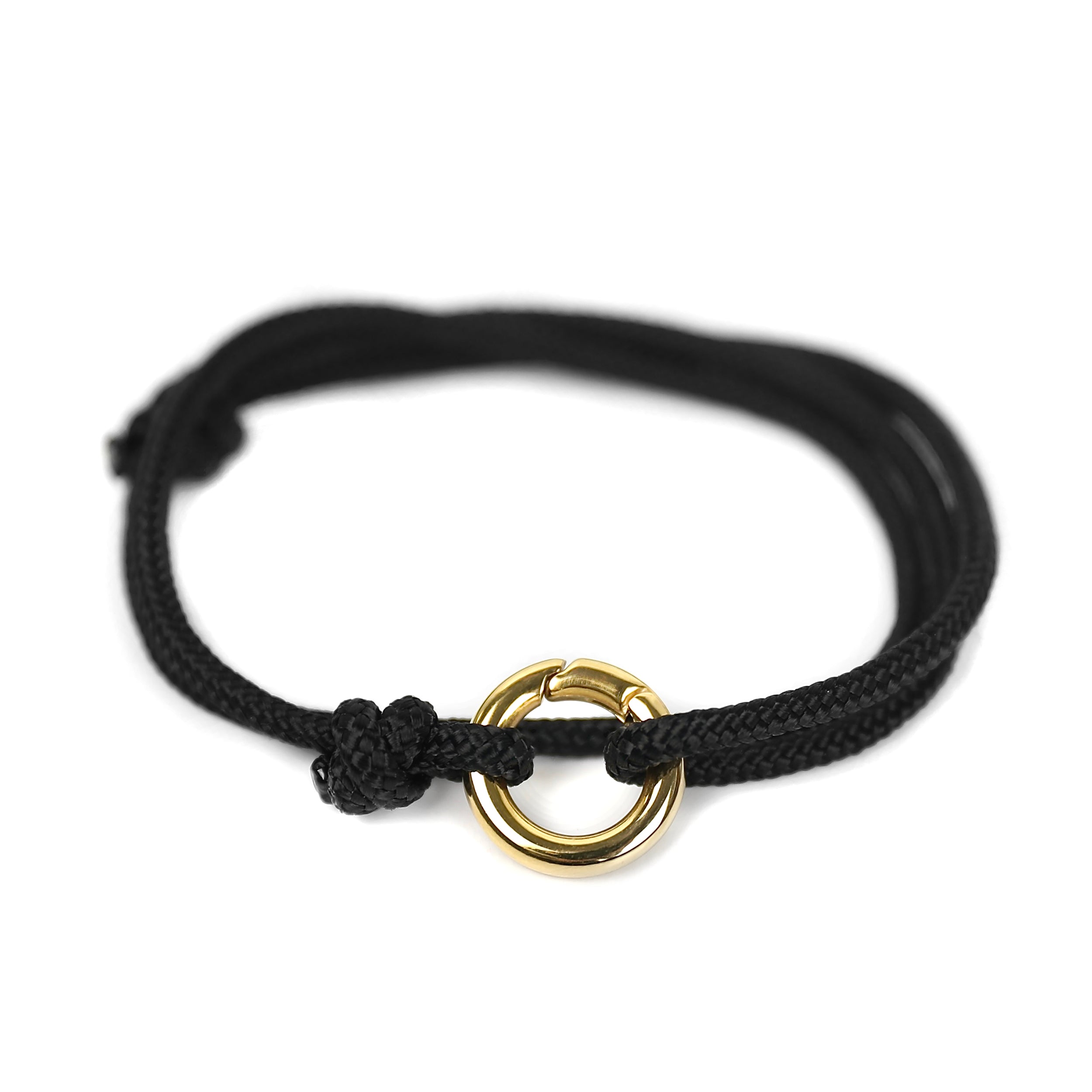 O Rope Bracelet - Gold Clasp
