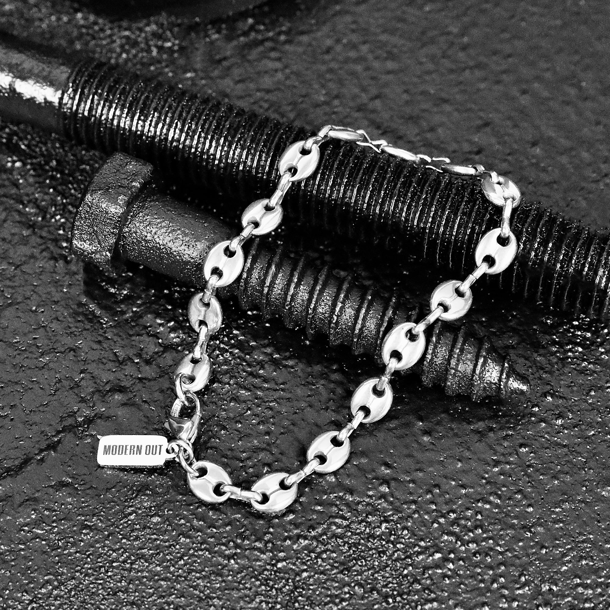 Mariner Chain Bracelet - Silver 6.5mm