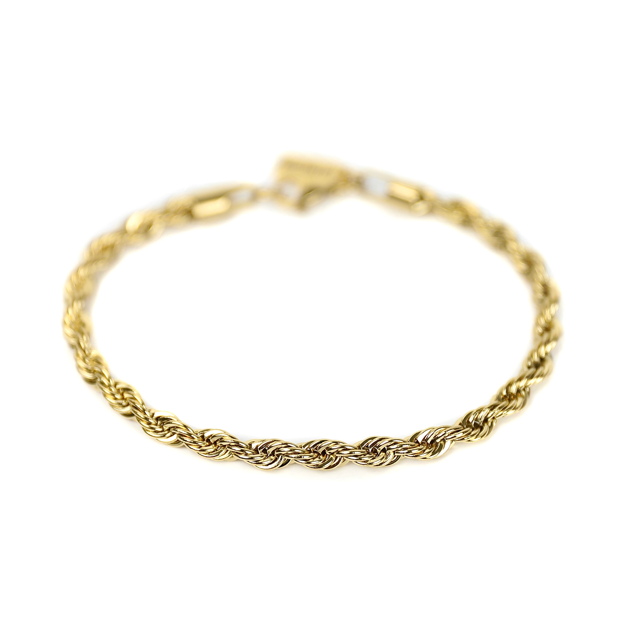 Rope Chain Bracelet - Gold 4.5mm