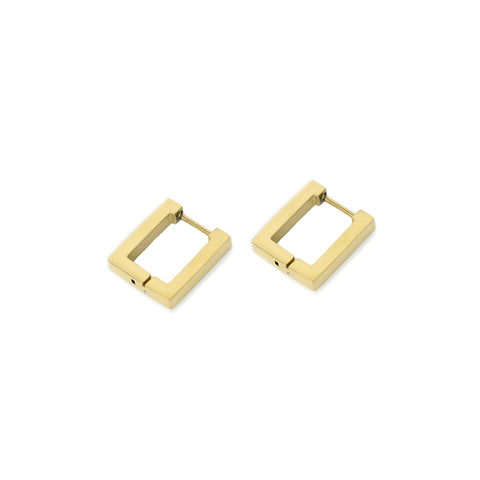 Rectangle Earring - Gold