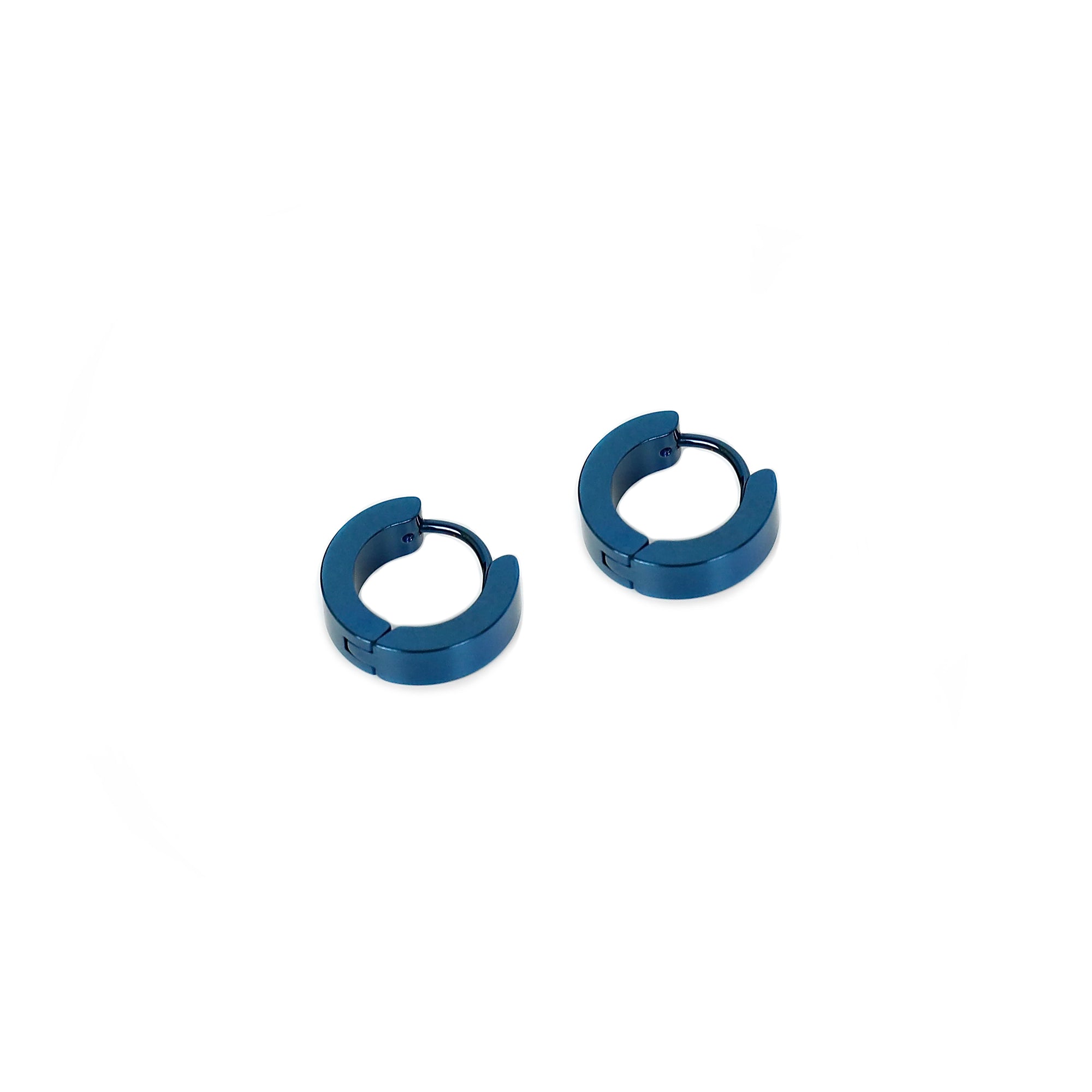 Round Earring - Cobalt Blue 4mm