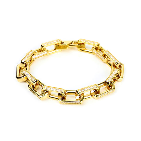 Element Pave Bracelet - Gold 9mm