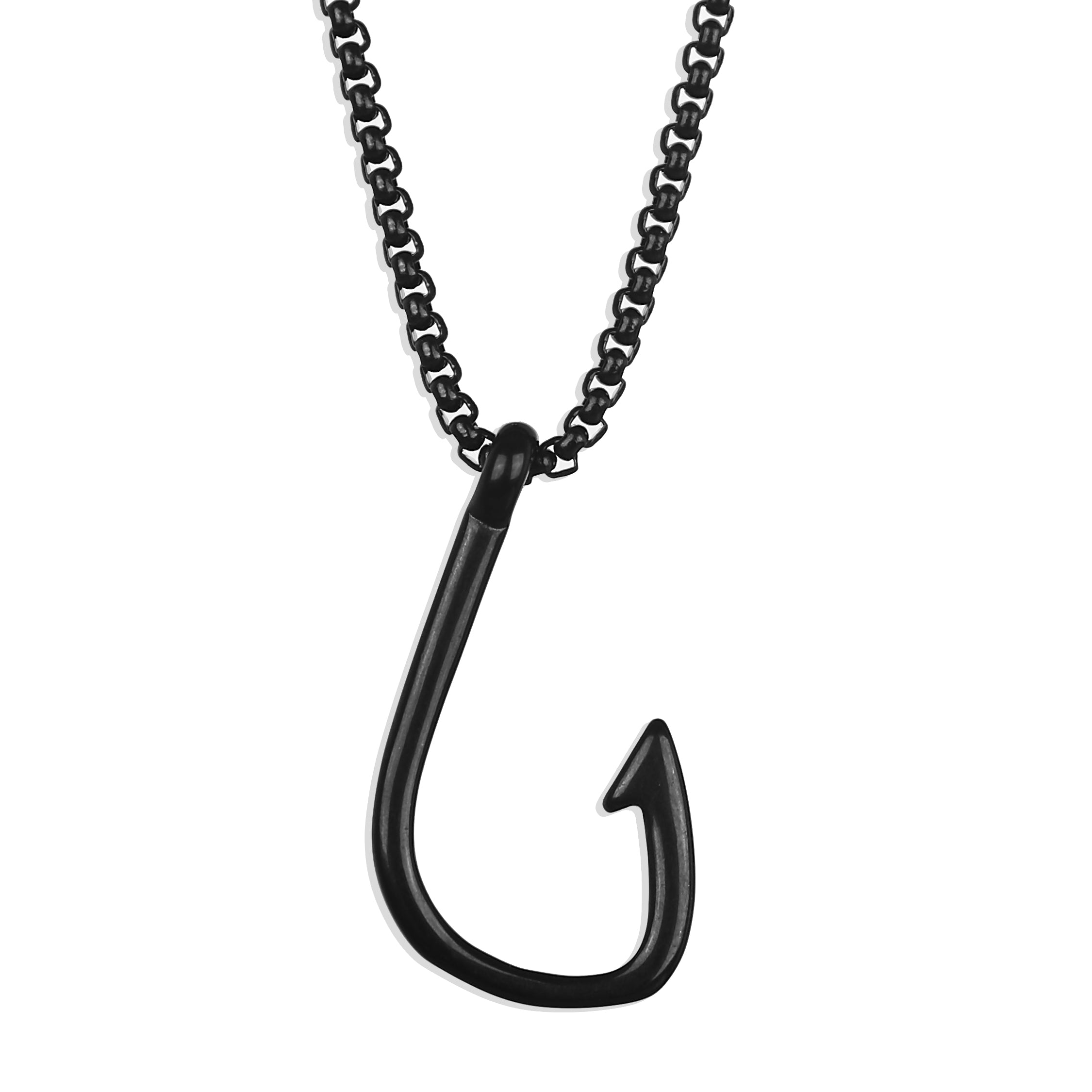 Hook Necklace - Black