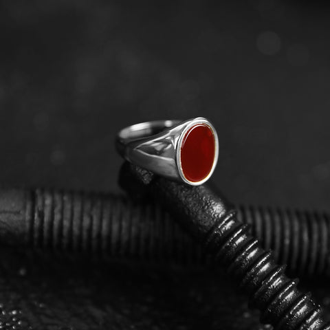 Stone Ring - Silver