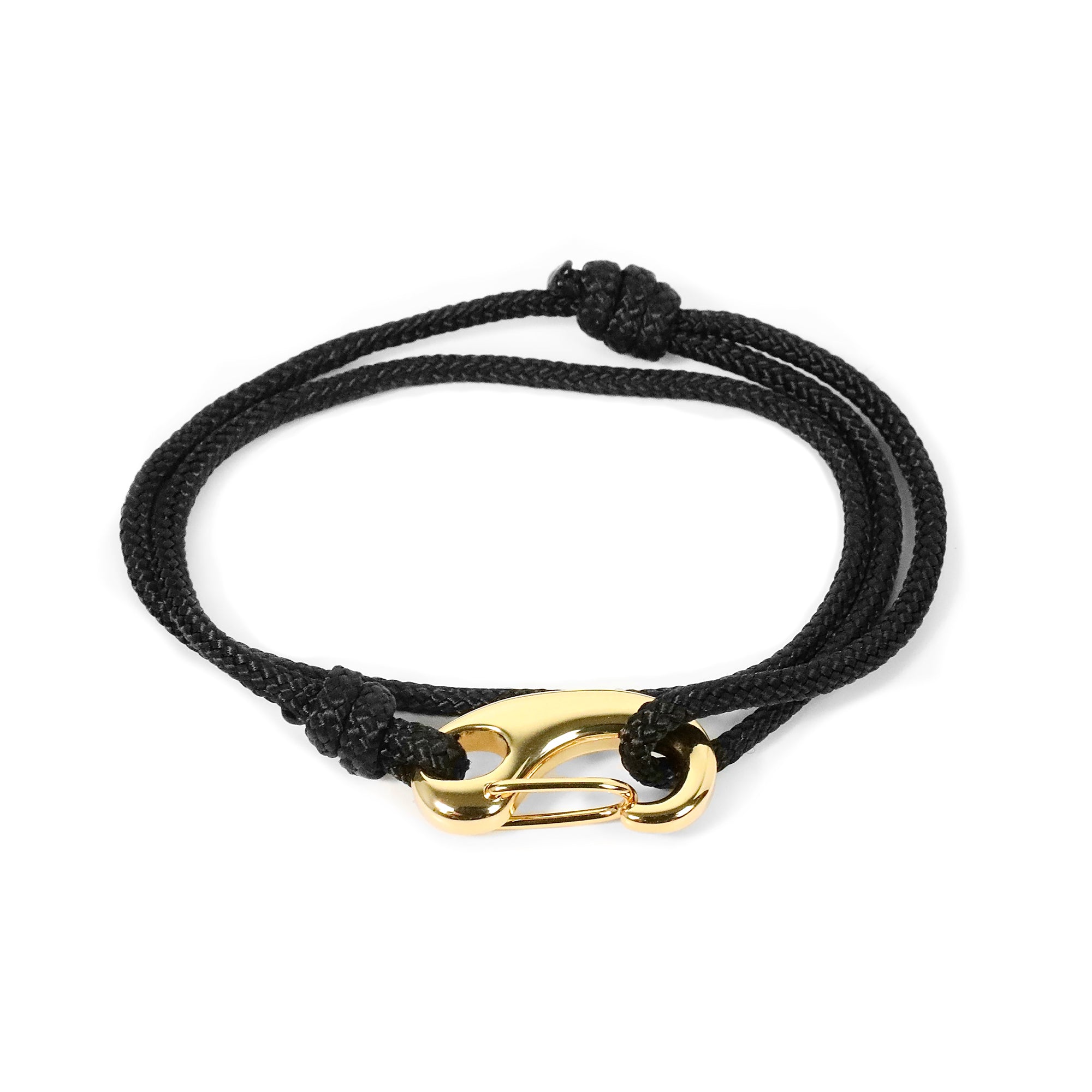 Rope Bracelet - Gold Clasp