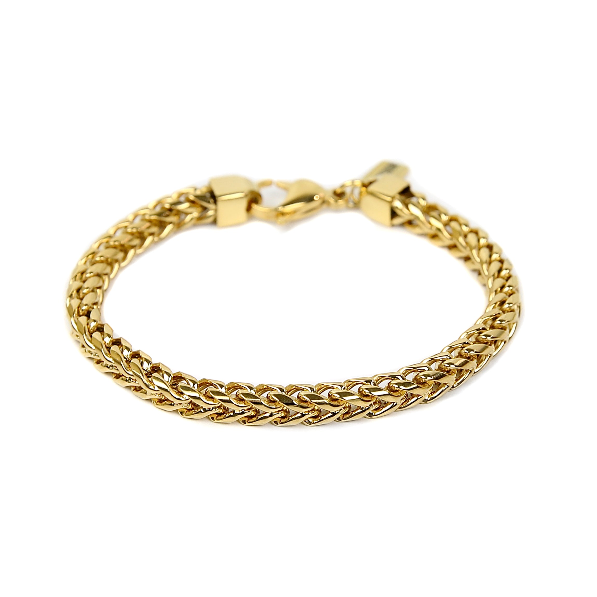 Franco Chain Bracelet - Gold 6mm