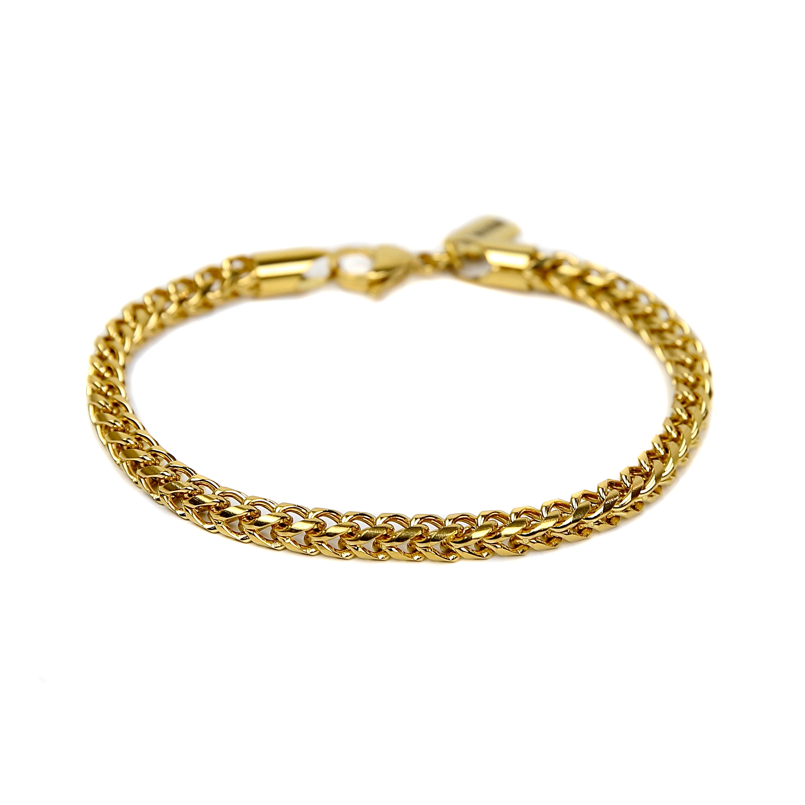 Franco Chain Bracelet - Gold 5mm