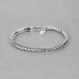 Franco Chain Bracelet - Silver 5mm
