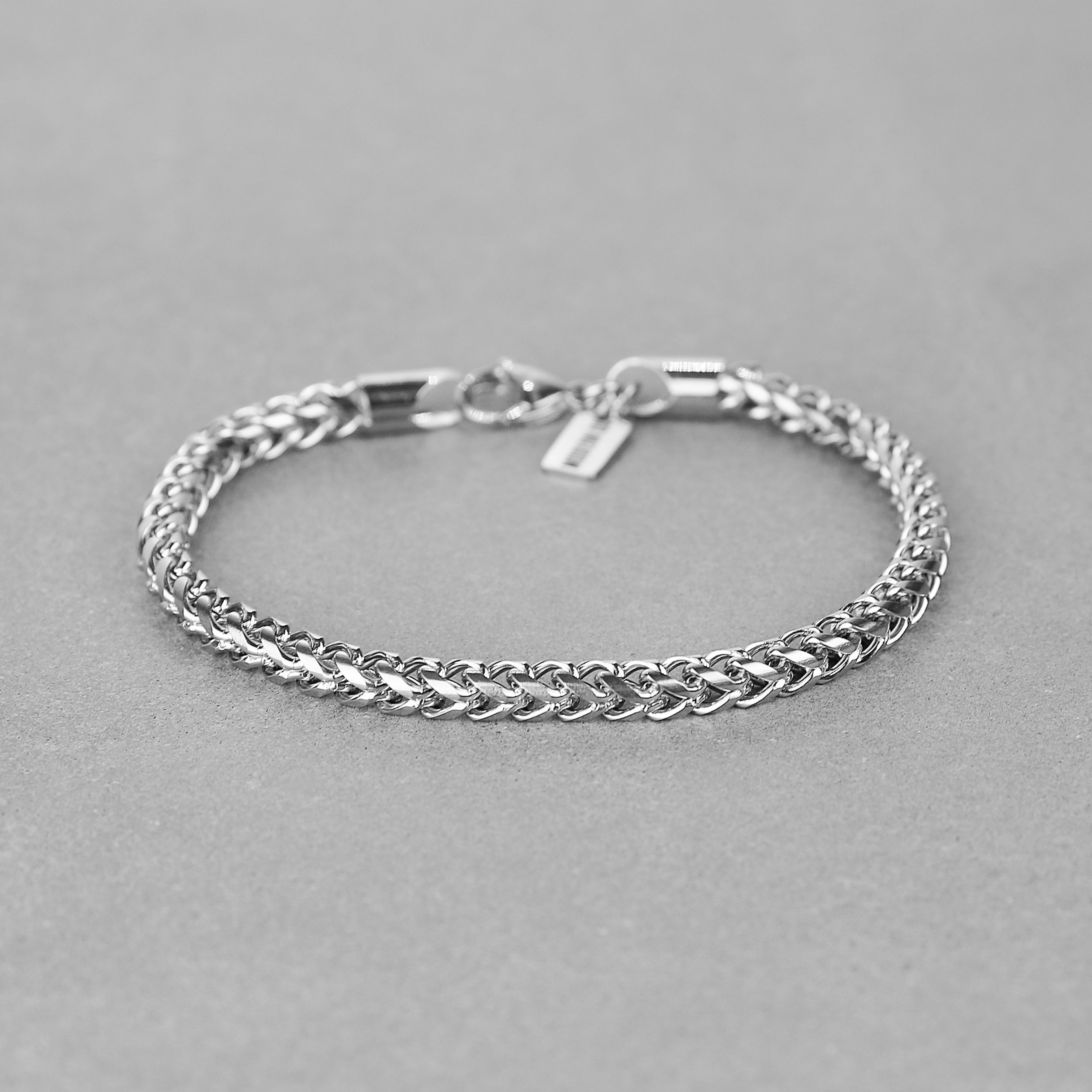 Franco Chain Bracelet - Silver 5mm
