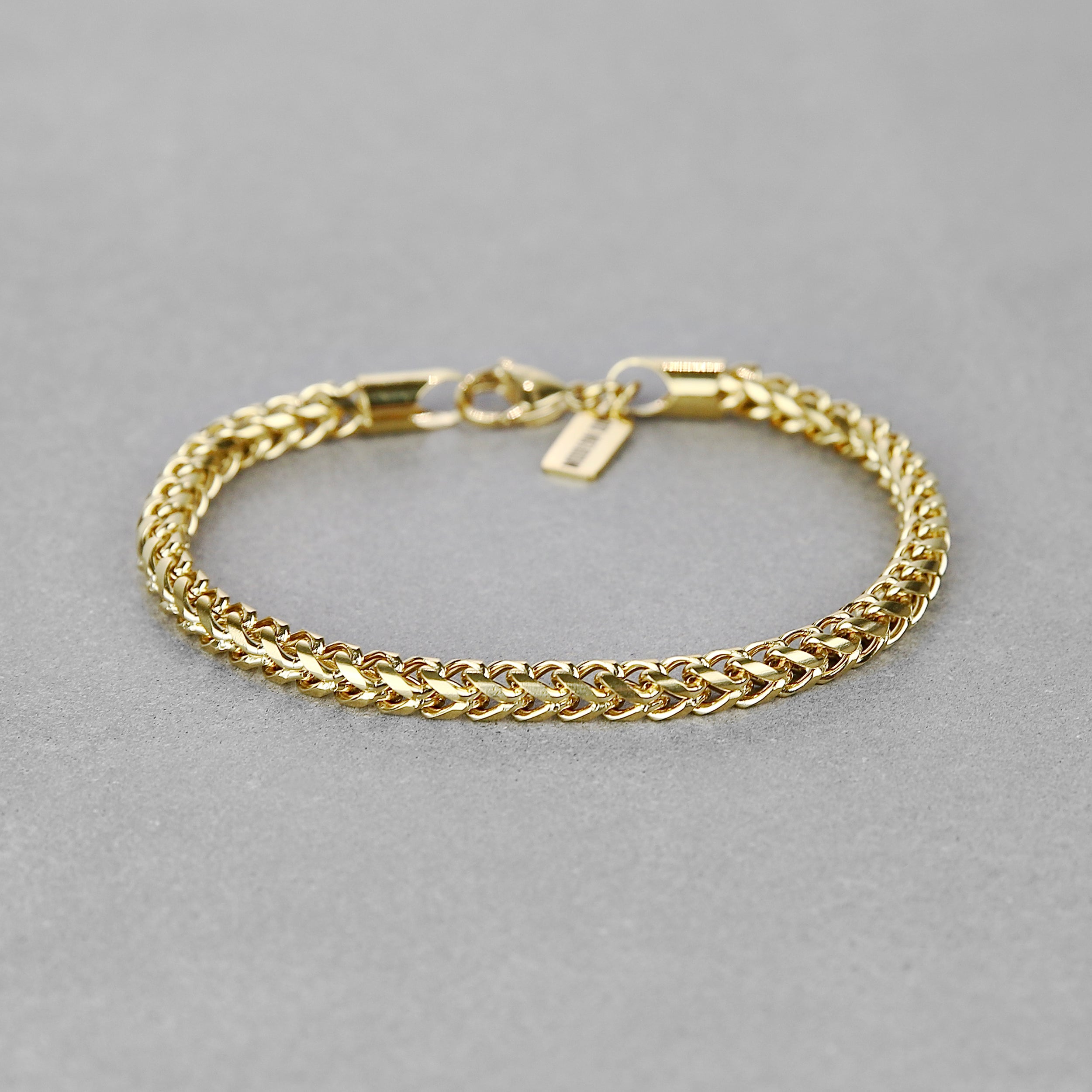 Franco Chain Bracelet - Gold 5mm