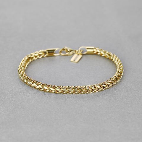 Franco Chain Bracelet - Gold 5mm