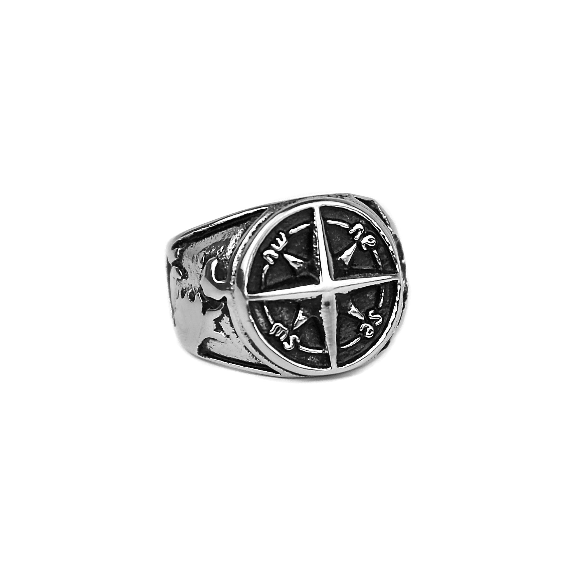 Compass Ring - Silver