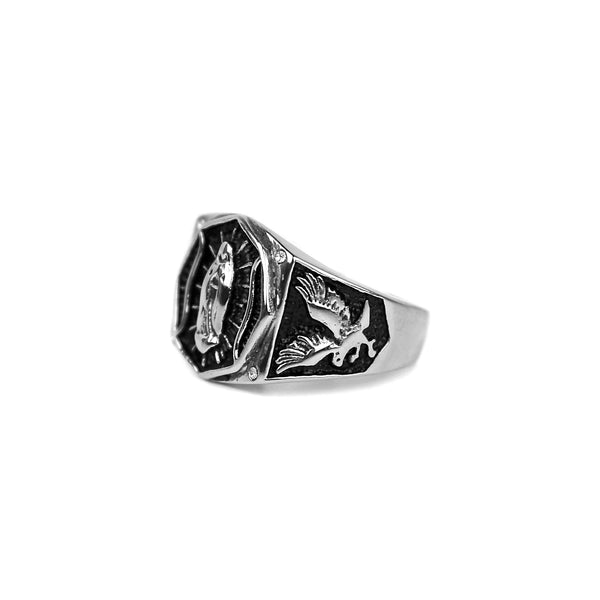 Virgin Mary Ring - Silver