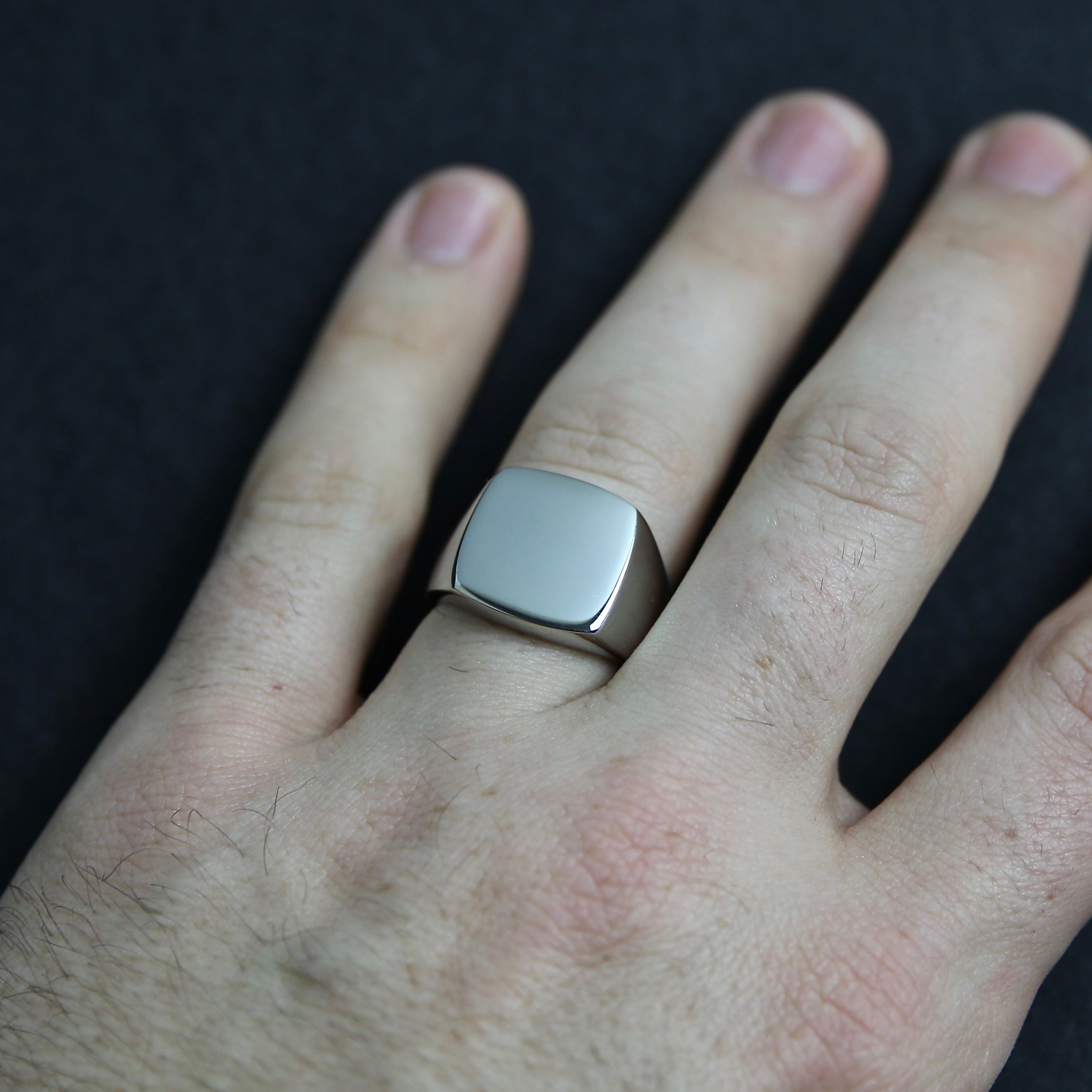 Square Ring - Silver
